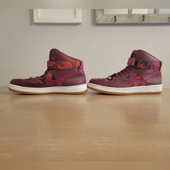 Womens Air Force 1 Ultra Force Mid 'Camo Print' Size 8.5 - Picture 8 of 12